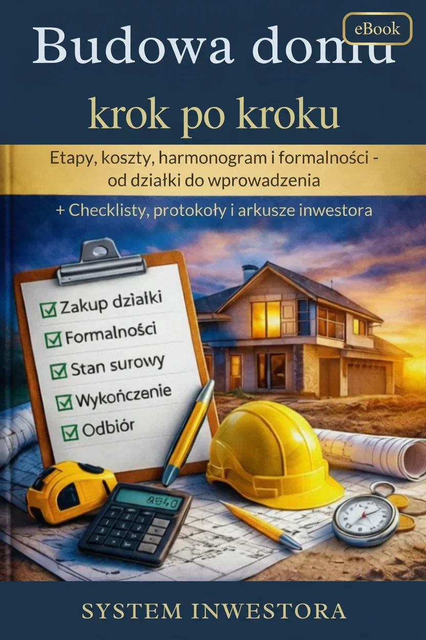 Budowa domu krok po kroku wersja drukowana +ebook - actwithsystem.com
