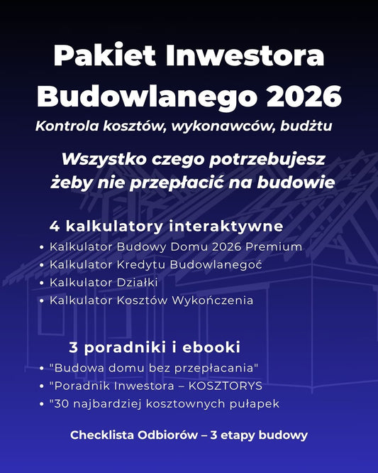 E-book Pakiet Inwestora Budowlanego od actwithsystem.com, zawiera materiały dla inwestorów budowlanych, widok okładki.